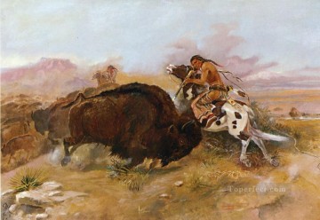 Charles Marion Russell Painting - meat for the tribe 1891 Charles Marion Russell